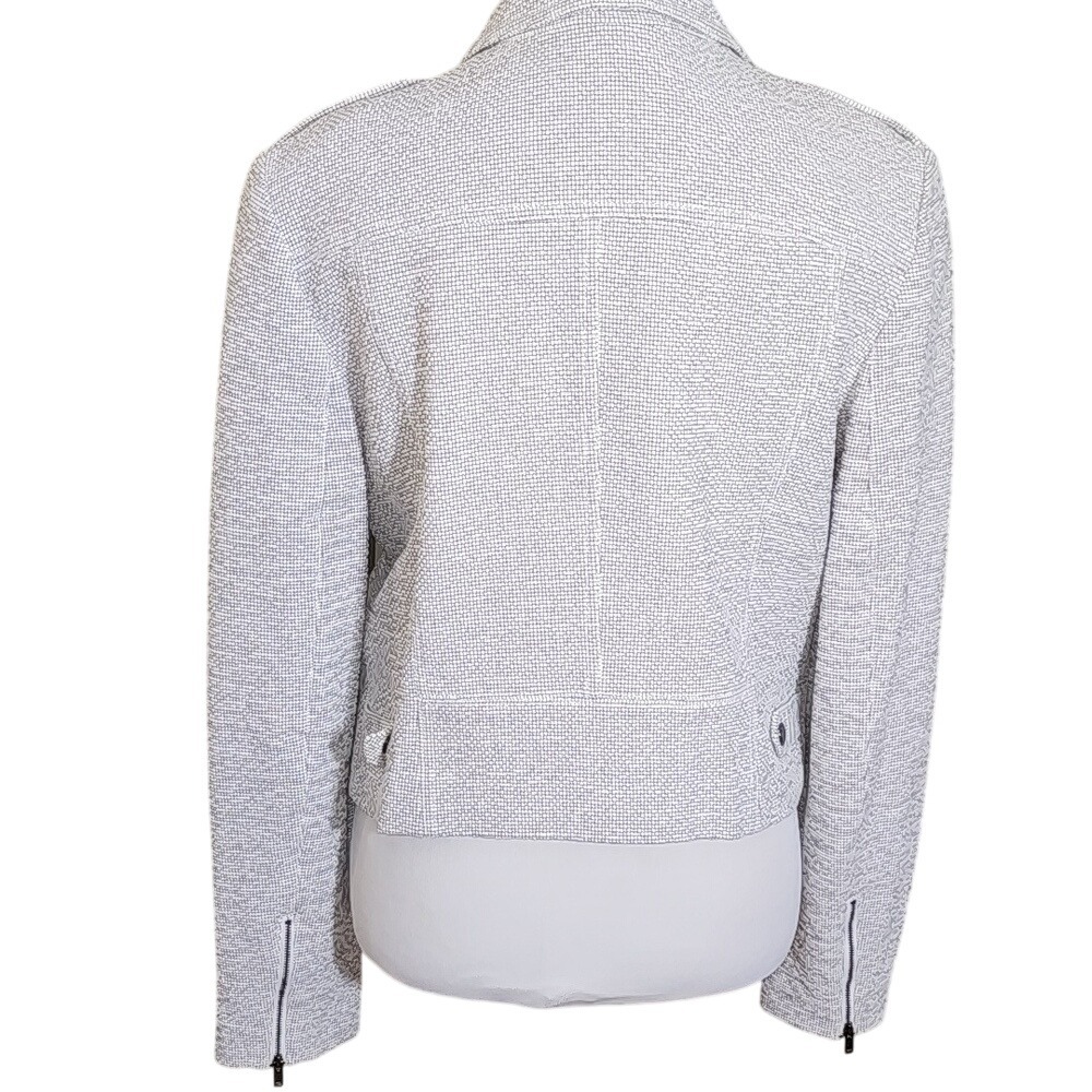 NWT Banana Republic Cropped Moto Jacket Size 14 - Picture 11 of 15